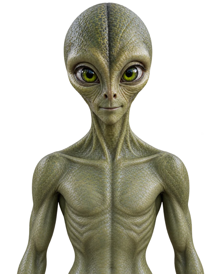 现出原形的外星人